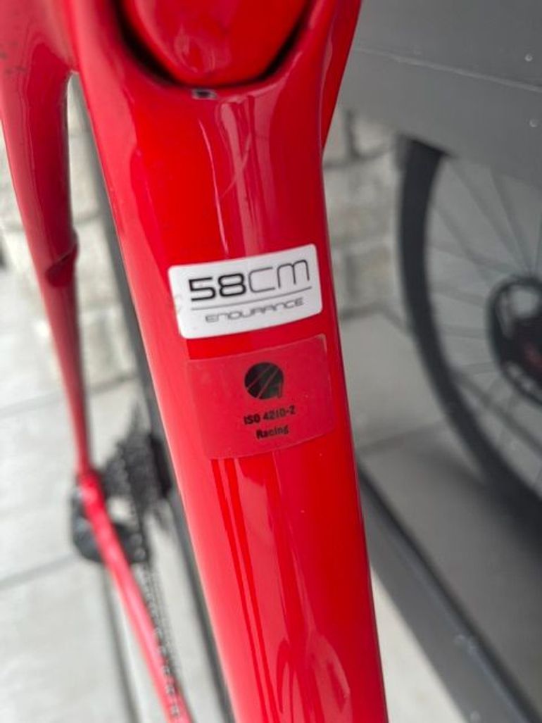 Used Trek Domane SLR 700 Series Project One 2021 Road & Gravel, Red — image 6 of 6