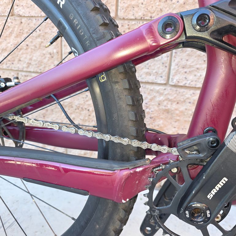 Used Specialized Status 140 2022 2022 Mountainbike, Red, 29, 27.5 — image 8 of 27