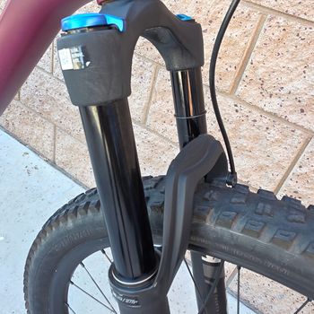 Used Specialized Status 140 2022 2022 Mountainbike, Red, 29, 27.5 — image 3 of 27