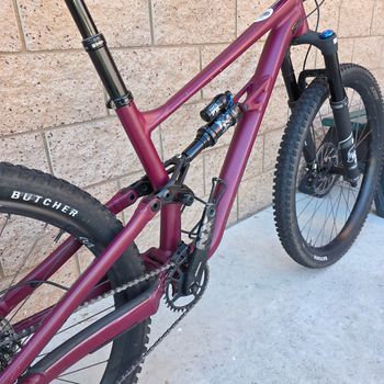 Used Specialized Status 140 2022 2022 Mountainbike, Red, 29, 27.5 — image 11 of 27