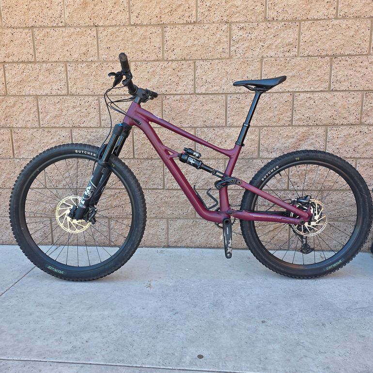 Used Specialized Status 140 2022 2022 Mountainbike, Red, 29, 27.5 — image 17 of 27
