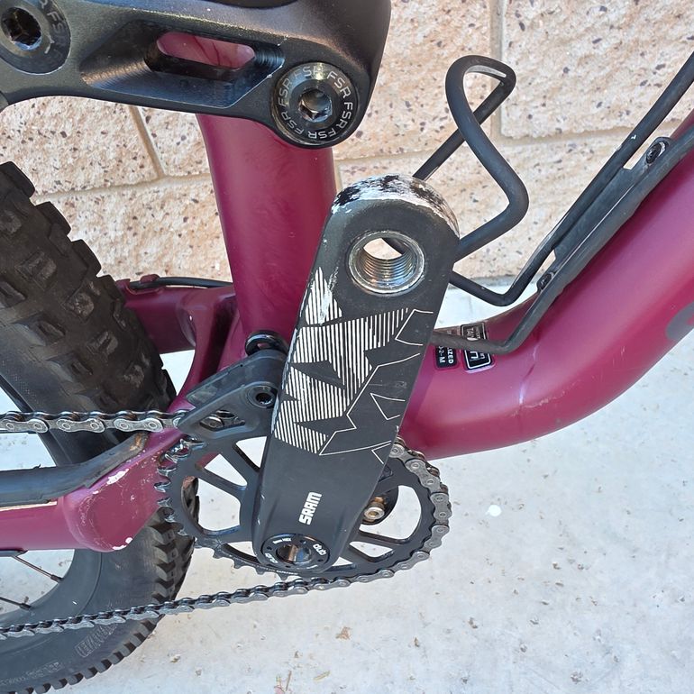 Used Specialized Status 140 2022 2022 Mountainbike, Red, 29, 27.5 — image 7 of 27