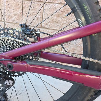 Used Specialized Status 140 2022 2022 Mountainbike, Red, 29, 27.5 — image 9 of 27