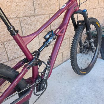 Used Specialized Status 140 2022 2022 Mountainbike, Red, 29, 27.5 — image 11 of 24