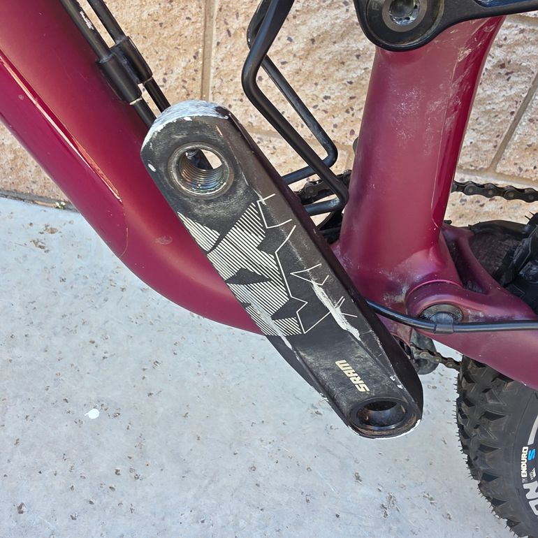 Used Specialized Status 140 2022 2022 Mountainbike, Red, 29, 27.5 — image 22 of 24