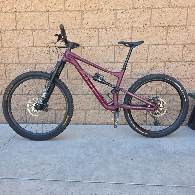Used Specialized Status 140 2022 2022 Mountainbike, Red, 29, 27.5 — image 16 of 24