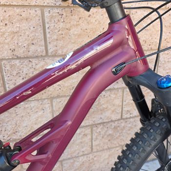 Used Specialized Status 140 2022 2022 Mountainbike, Red, 29, 27.5 — image 5 of 24