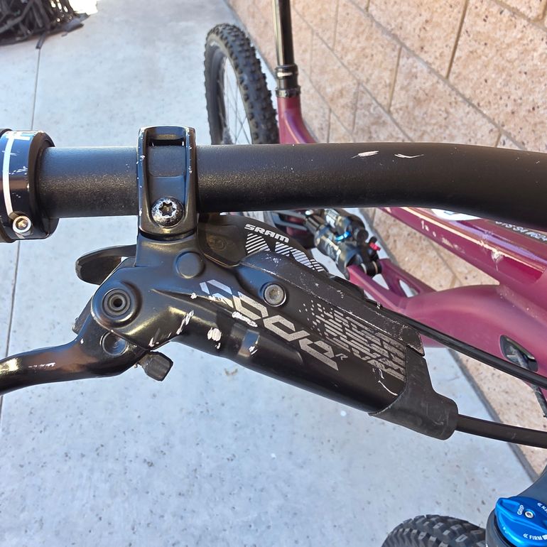Used Specialized Status 140 2022 2022 Mountainbike, Red, 29, 27.5 — image 14 of 24