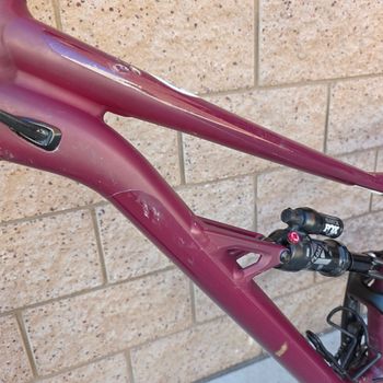 Used Specialized Status 140 2022 2022 Mountainbike, Red, 29, 27.5 — image 19 of 24