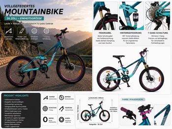 Used Other Brands Mountainbike 2026 Mountainbike, Blue — image 5 of 11