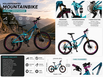 Used Other Brands Mountainbike 2026 Mountainbike, Blue — image 9 of 11