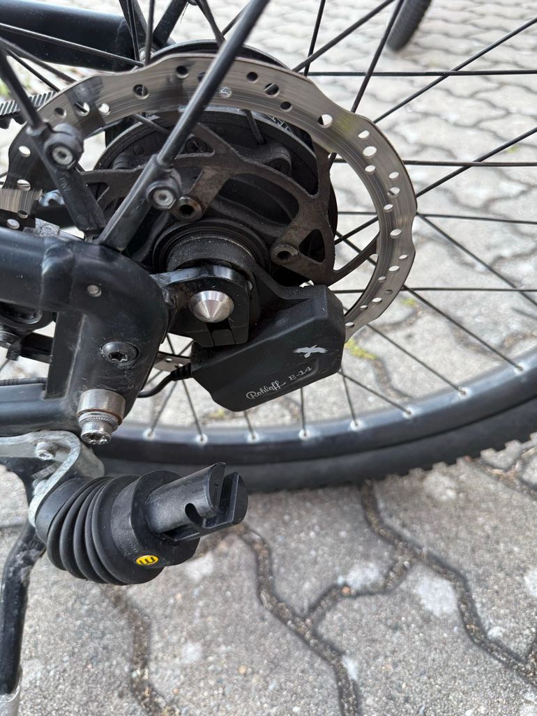 Used Riese & Müller Delite Rohloff Speedhub 2019 Urban, Light Gray — image 6 of 9