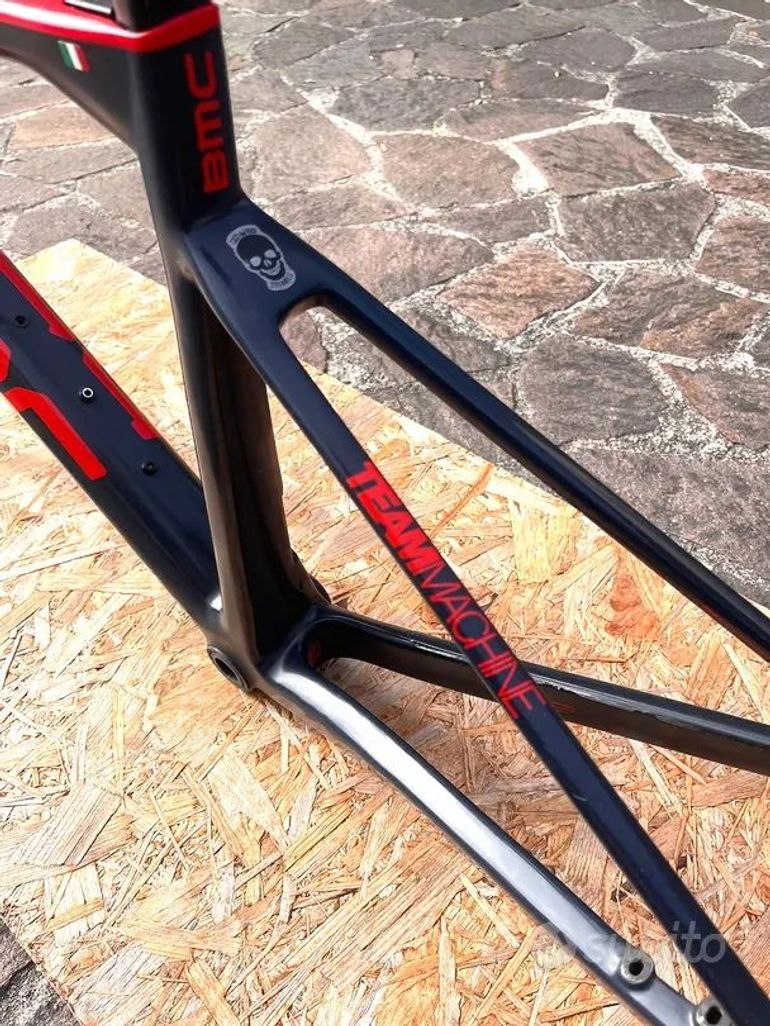 Gebrauchtes BMC Teammachine SLR 01 MOD ICS2 P2P 2022 Frameset 2022 Road & Gravel, Rot — Bild 4 von 6