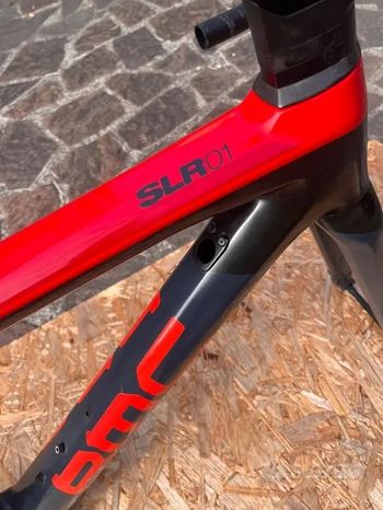 Gebrauchtes BMC Teammachine SLR 01 MOD ICS2 P2P 2022 Frameset 2022 Road & Gravel, Rot — Bild 3 von 6