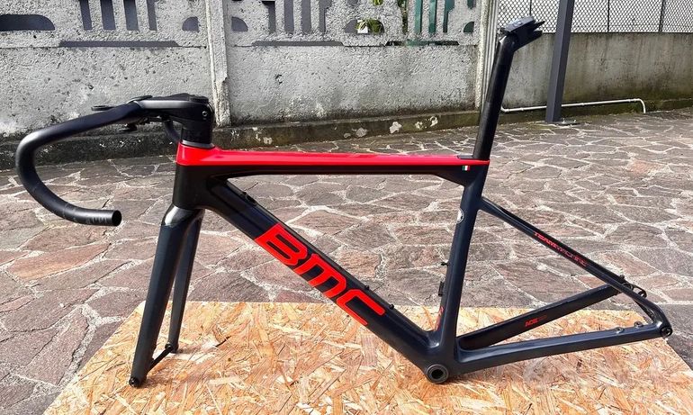 Gebrauchtes BMC Teammachine SLR 01 MOD ICS2 P2P 2022 Frameset 2022 Road & Gravel, Rot — Bild 2 von 6