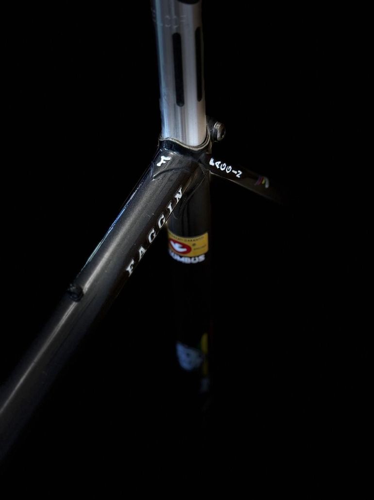Used Faggin Modèle Acier Des Années 80 Frameset 1980 Road & Gravel, Light Gray — image 3 of 3