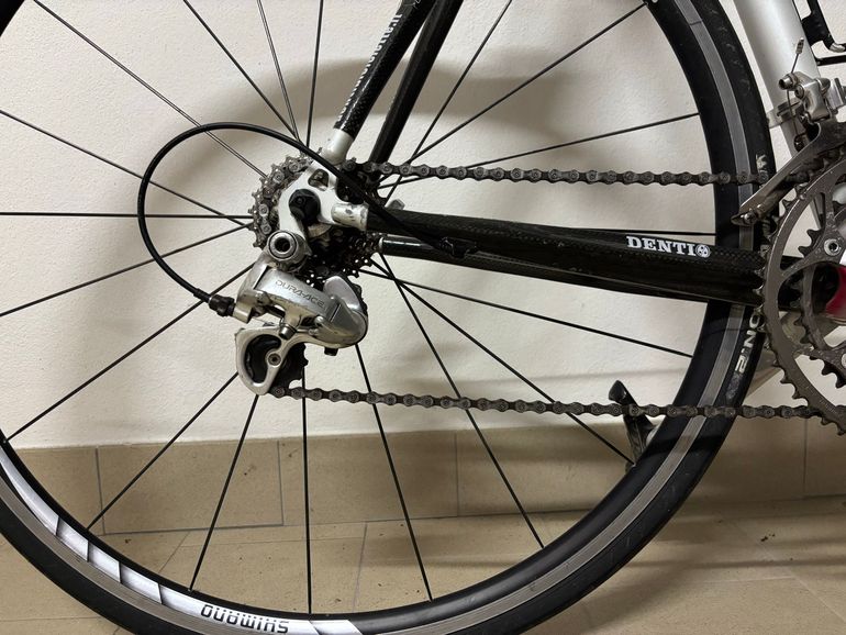 Used Mino Denti Custom Shimano Dura Ace 2004 Road & Gravel, White — image 2 of 4