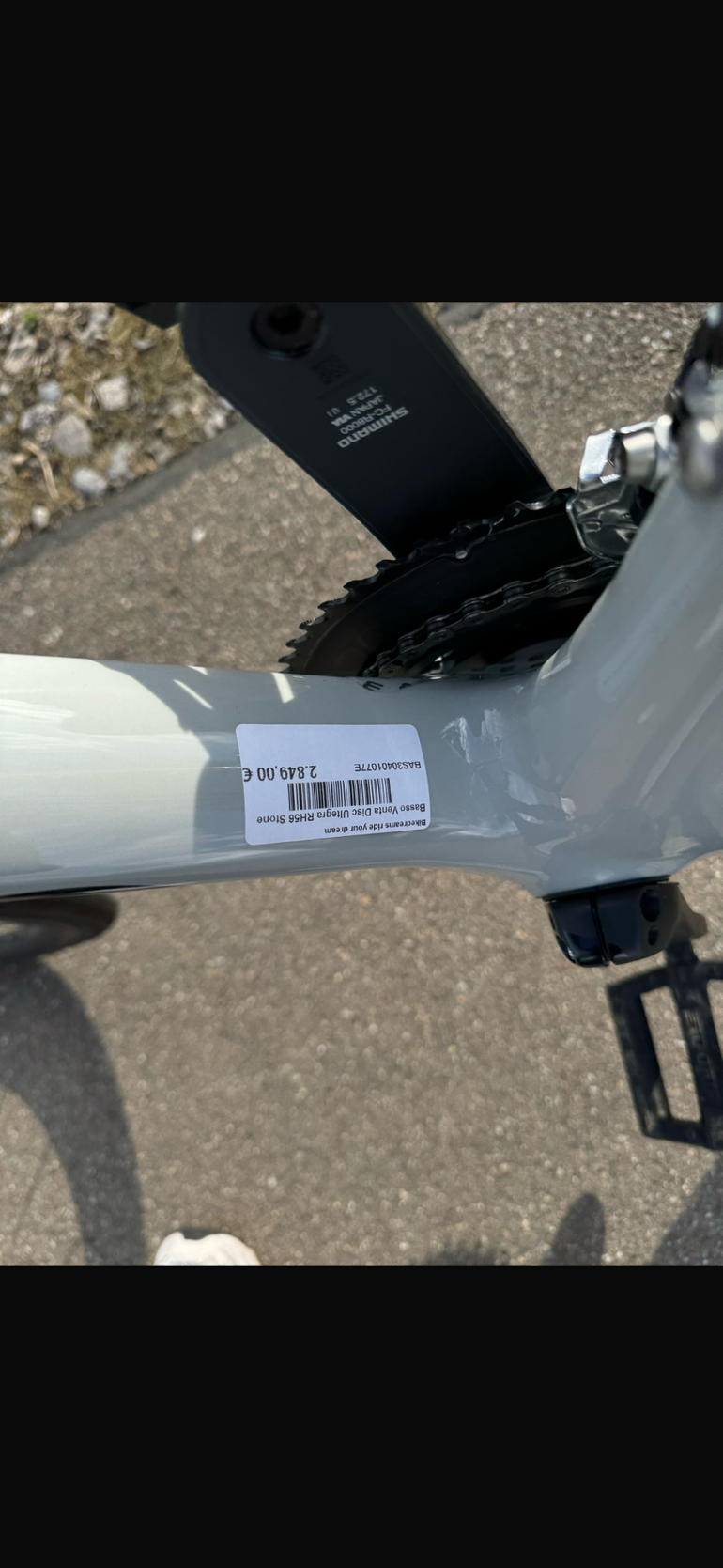 Used Basso Venta Disc Shimano Ultegra 8020 Disc 2023 2023 Road & Gravel, Light Gray — image 8 of 8