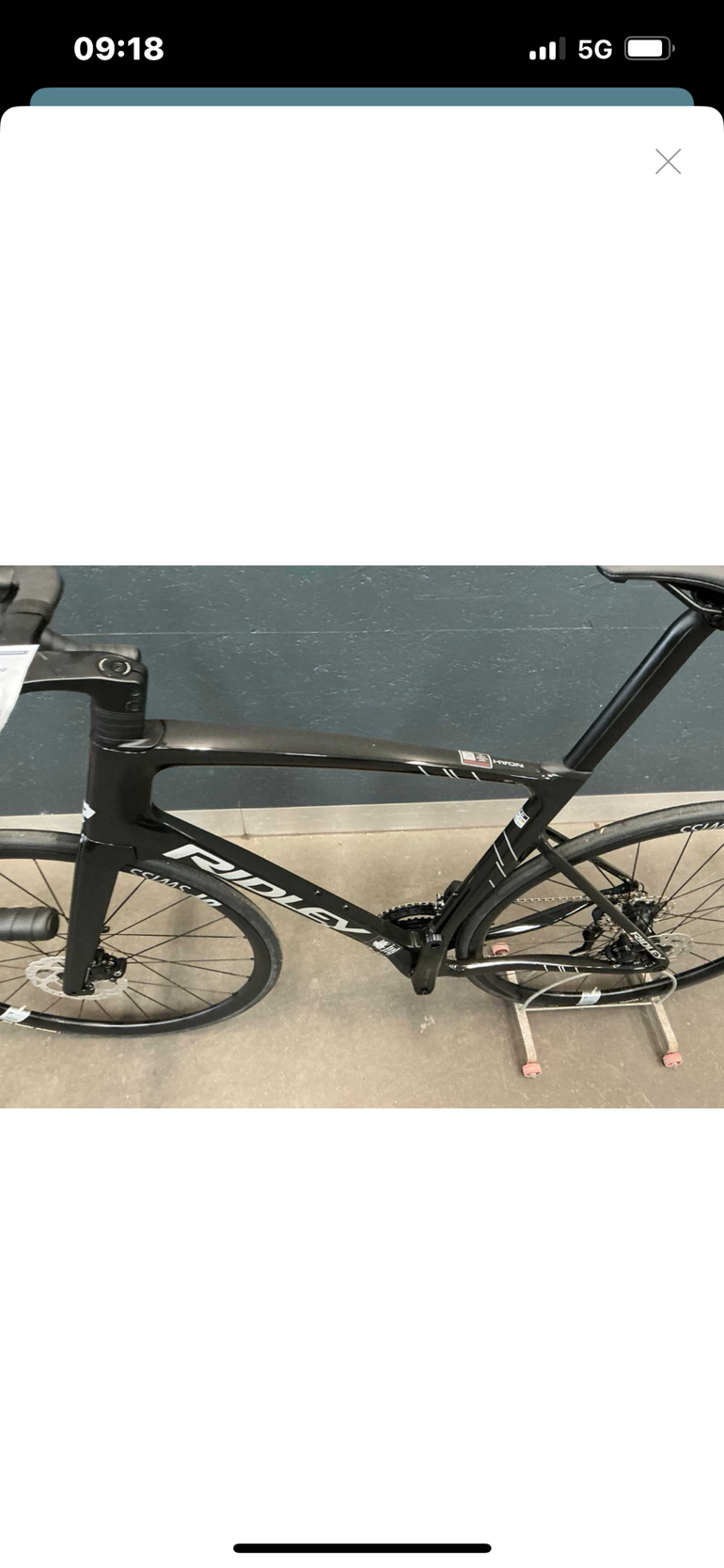 Used Ridley Noah Fast Disc - Shimano 105 DI2 // 2x12s 2026 2026 Road & Gravel, Black — image 5 of 10