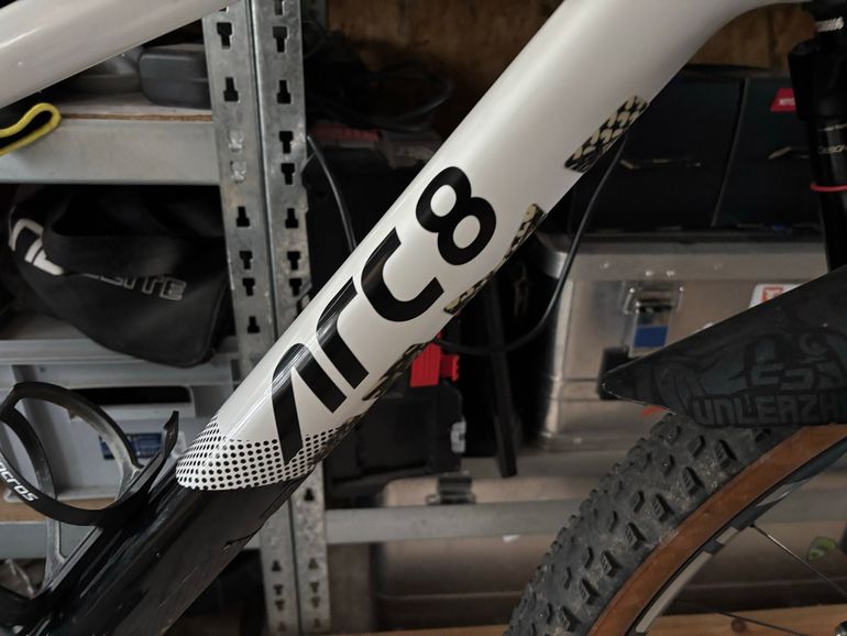 Gebrauchtes ARC 8 Custom SRAM X01 Eagle AXS 2021 Mountainbike, Weiß — Bild 4 von 17