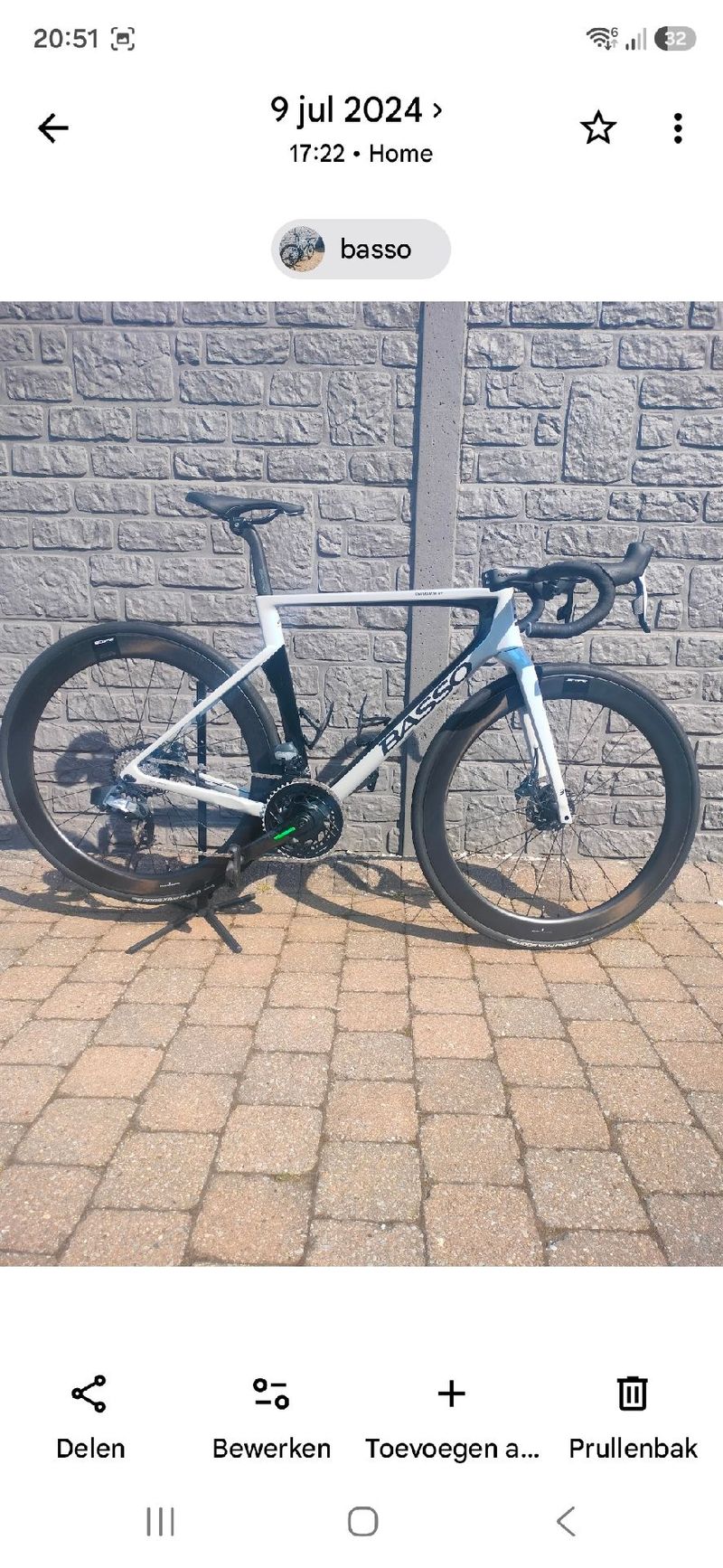 Basso diamante sv Custom SRAM Force eTap AXS 2024 Road & Gravel usato, Nero — immagine 1 di 3