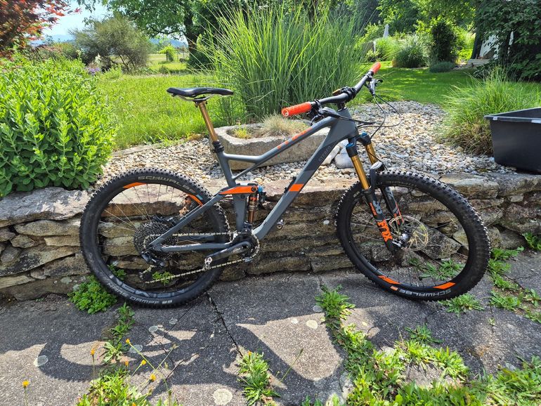 CUBE Stereo SRAM GX Eagle 2019 Mountainbike de segunda mano, Gris claro — imagen 1 de 9