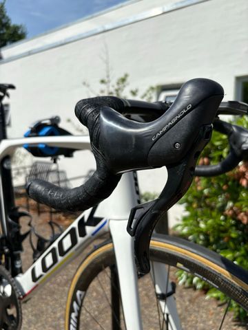 Look 795 Campagnolo Super Record EPS 2023 Road & Gravel usato, Bianco — immagine 9 di 12