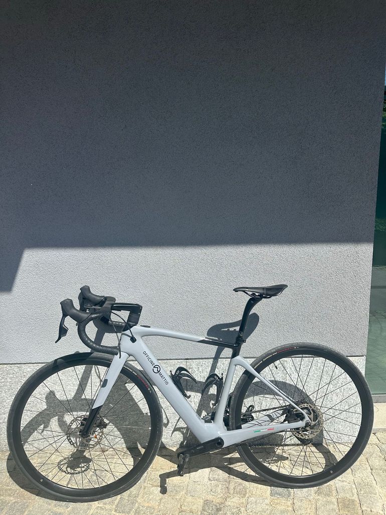 Used Officine Mattio Custom SRAM Rival eTap AXS 2024 Road & Gravel, Light Gray — image 2 of 11