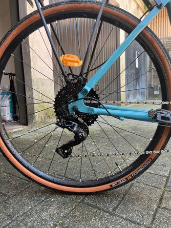 Used TRIBAN Women's Gravel Bike GRVL 120 2022 2022 Road & Gravel, Blue — image 7 of 16