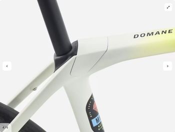 Used Trek Domane SL 6 Gen 4 2026 2026 Road & Gravel, White — image 3 of 5