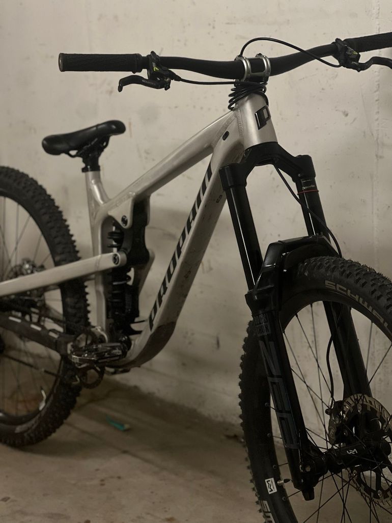 Used Propain Spindrift SRAM GX Eagle AXS 2022 Mountainbike, Light Gray — image 10 of 13