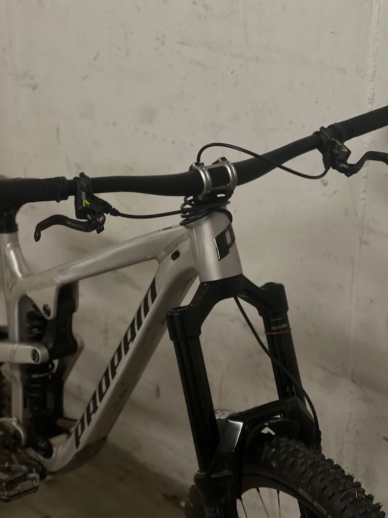 Used Propain Spindrift SRAM GX Eagle AXS 2022 Mountainbike, Light Gray — image 8 of 13