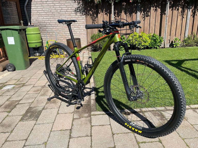 Gebrauchtes Merida big Nine 6000 Custom SRAM GX Eagle 2019 Mountainbike, Grün — Bild 3 von 9