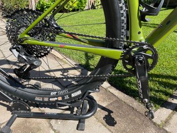 Gebrauchtes Merida big Nine 6000 Custom SRAM GX Eagle 2019 Mountainbike, Grün — Bild 4 von 9