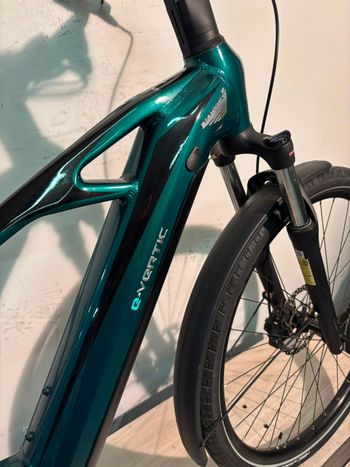 Used Bianchi e-Vertic T-Type DEORE 2023 2023 Urban, Green — image 6 of 15