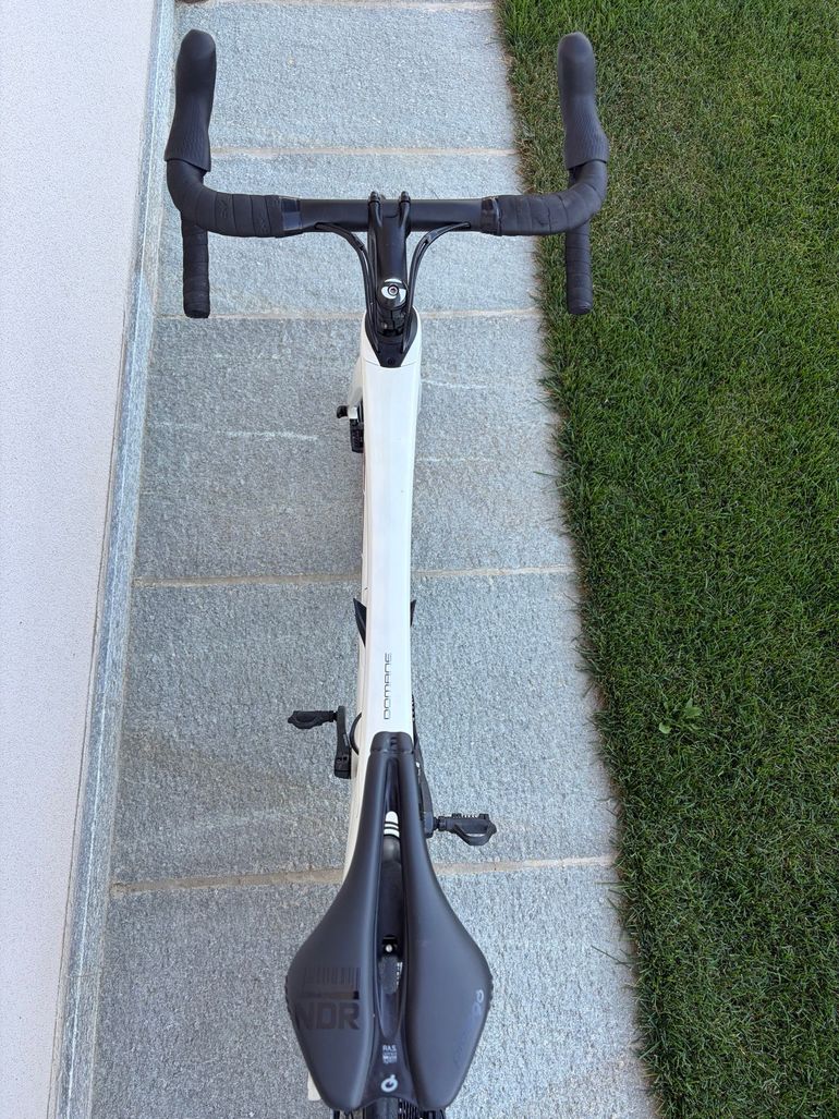 Used Trek Domane SL 6 2020 2020 Road & Gravel, White — image 4 of 11