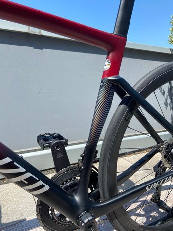 Used Specialized Tarmac SL7 Expert 2022 2022 Road & Gravel, Red — image 13 of 19