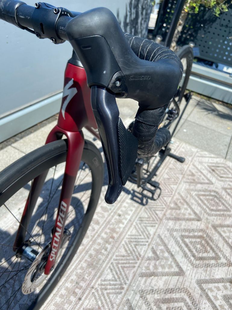Used Specialized Tarmac SL7 Expert 2022 2022 Road & Gravel, Red — image 17 of 19