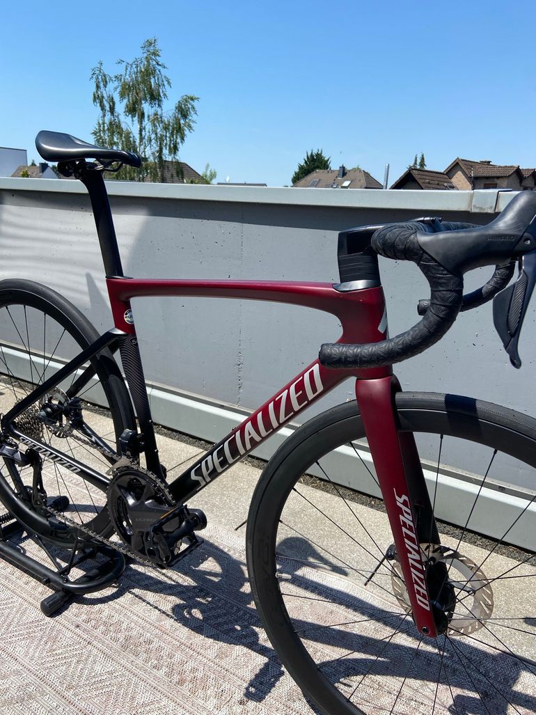 Used Specialized Tarmac SL7 Expert 2022 2022 Road & Gravel, Red — image 9 of 19