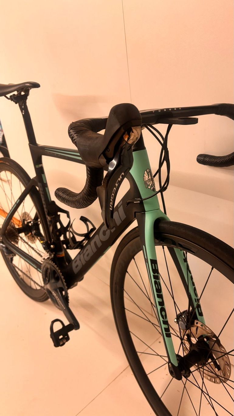 Gebrauchtes Bianchi Aria Disc Ultegra 2018 2018 Road & Gravel, Schwarz — Bild 6 von 12