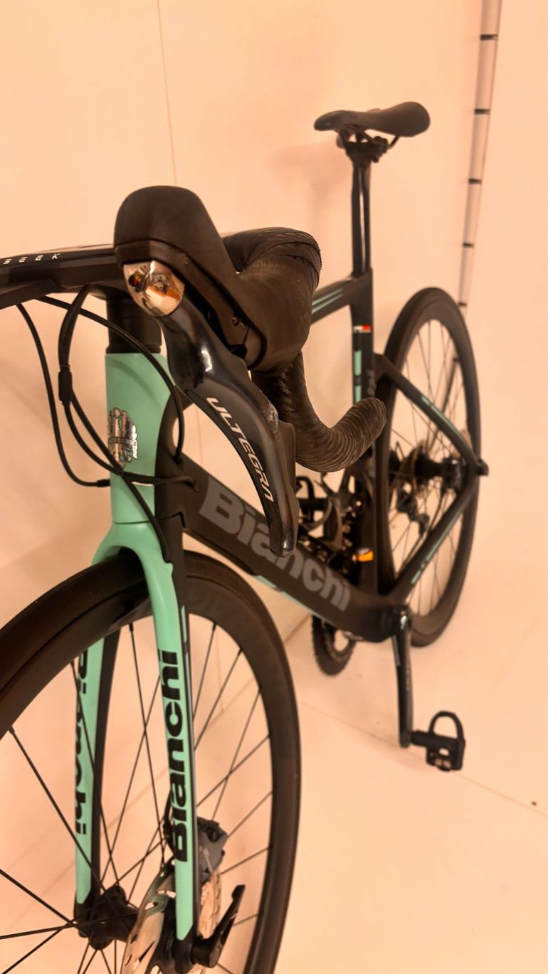 Gebrauchtes Bianchi Aria Disc Ultegra 2018 2018 Road & Gravel, Schwarz — Bild 10 von 12