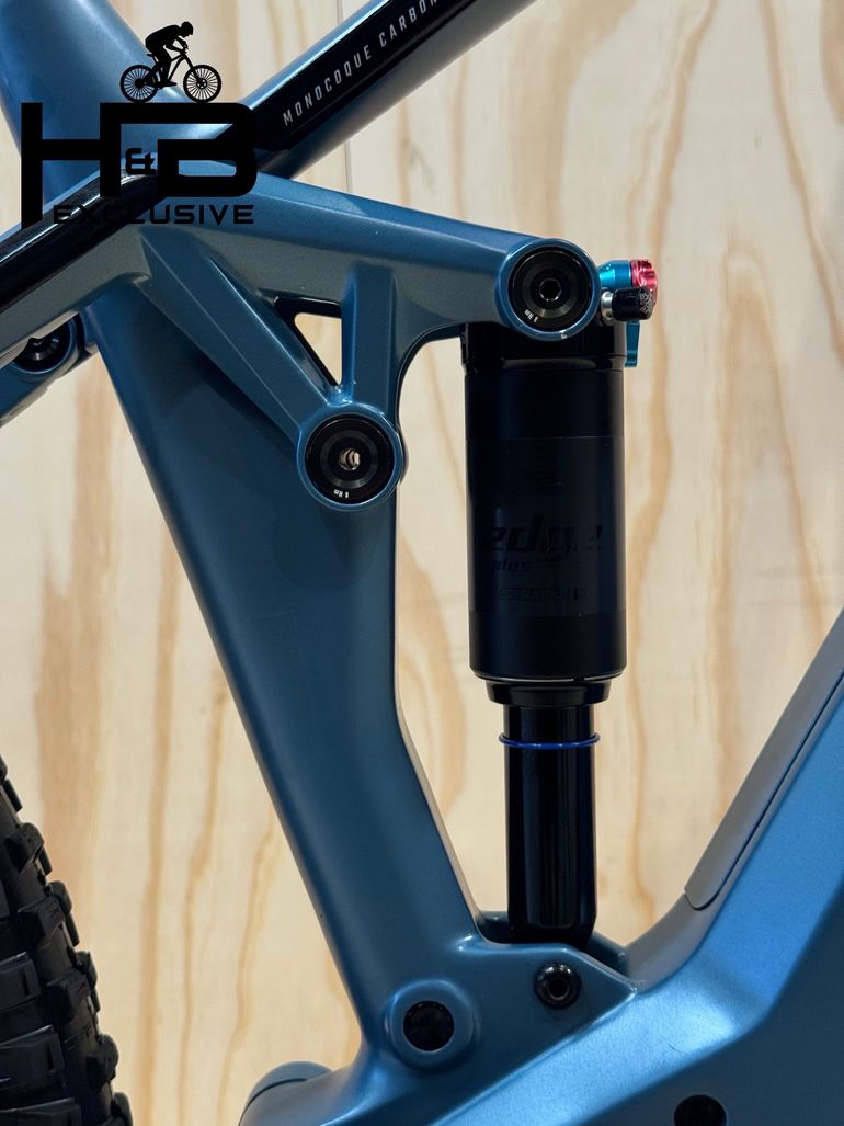Used BULLS Sonic Evo AM 2 Carbon Shimano Deore 2023 Mountainbike, Blue — image 9 of 12