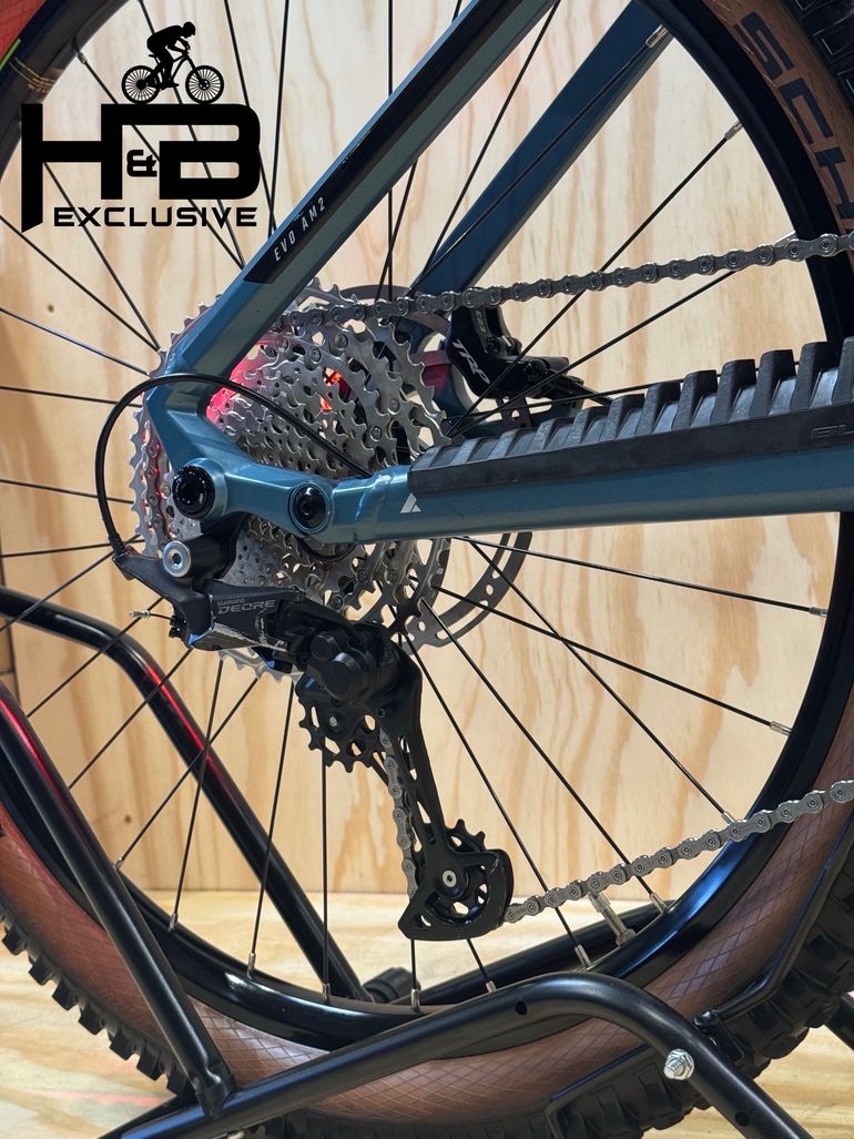 Used BULLS Sonic Evo AM 2 Carbon Shimano Deore 2023 Mountainbike, Blue — image 11 of 12