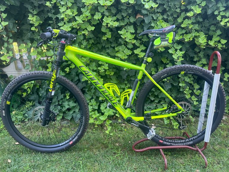 Gebrauchtes Cannondale F Si Carbon 1 2019 2019 Mountainbike, Grün, 29 — Bild 9 von 13