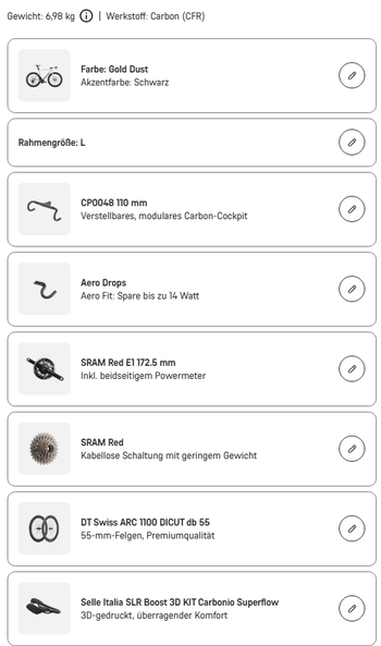 Käytetty Canyon Aeroad CFR AXS 2026 2026 Road & Gravel — kuva 6 / 7