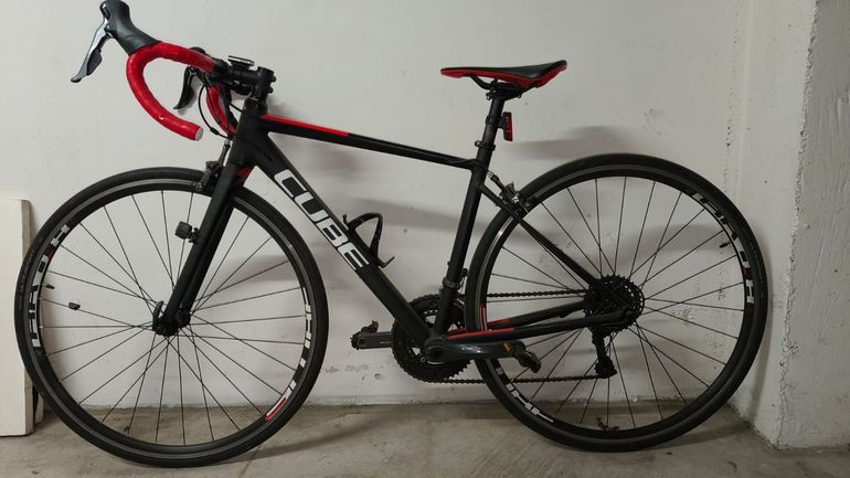 Used CUBE ATTAIN 2019 2019 Road & Gravel, Black — image 5 of 6