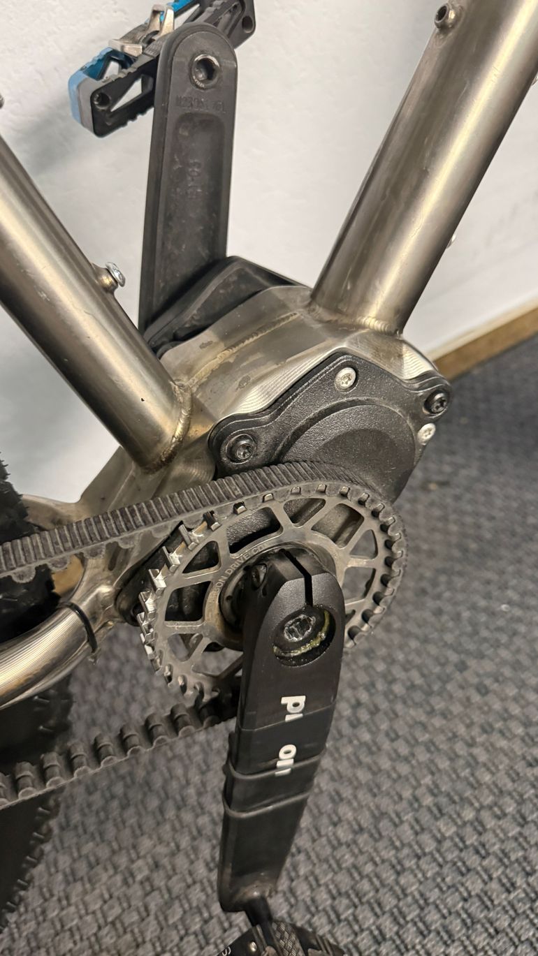 Gebrauchtes Mawis Custom Pinion Smartshift Titan Monstergravel Bikepacking 2025 Mountainbike, Hellgrau — Bild 2 von 13