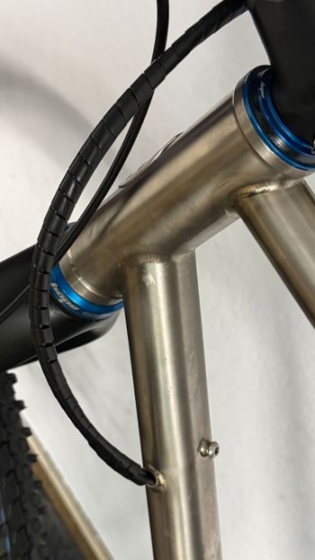 Gebrauchtes Mawis Custom Pinion Smartshift Titan Monstergravel Bikepacking 2025 Mountainbike, Hellgrau — Bild 11 von 13