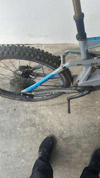 Used CUBE STEREO HYBRID 160 Action Team 500 27.5 2018 2018 Mountainbike, Light Gray, 27.5 — image 3 of 3