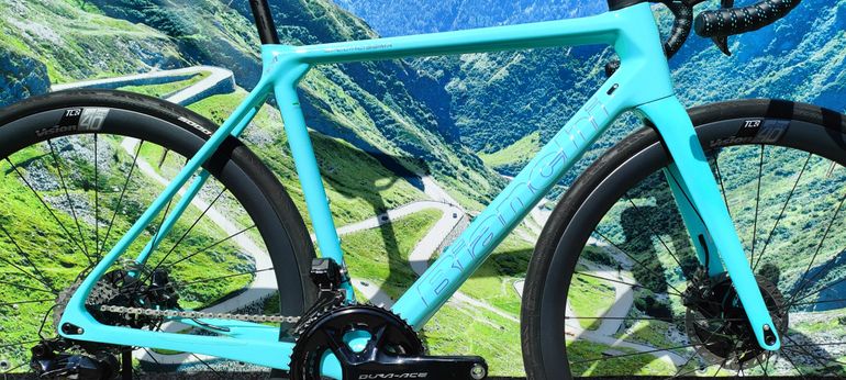 Gebrauchtes Bianchi Specialissima CV Shimano DuraAce Di2 2x12 2024 Road & Gravel, Weiß — Bild 3 von 32